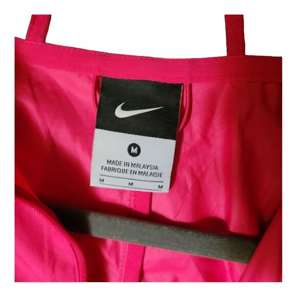 NIKE Reflective Vapor Hooded Running Lightweight Windbreaker Jacket Med 362782 - Picture 3 of 8